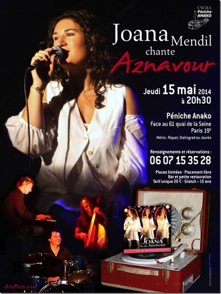 Joana Mendil chante Aznavour