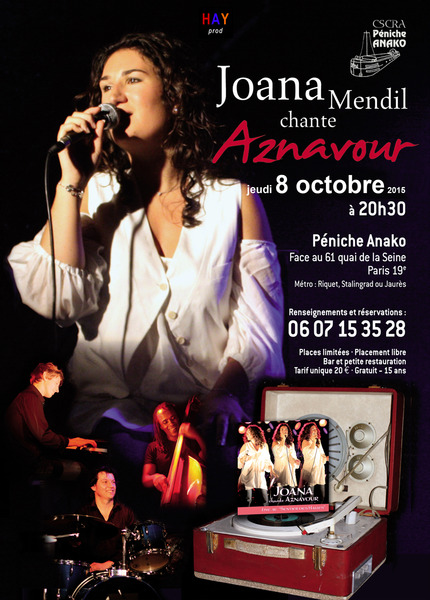 Joana Mendil chante Aznavour