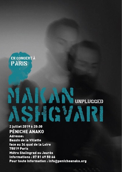Concert annulé: Tehran in Paris:      Makan Ashgvari 
