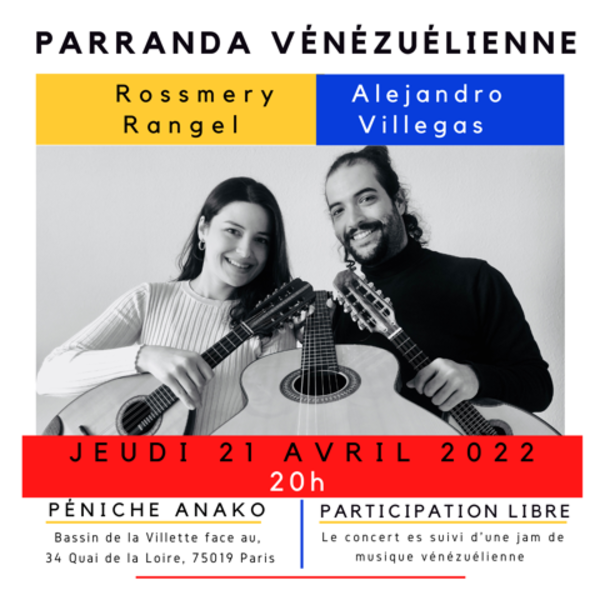 Parranda vénézuelienne avec Rossmery Rangel et Alejandro Villegas