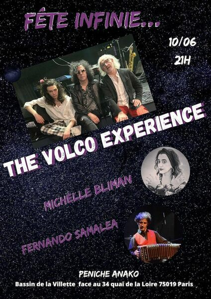 Fête infinie présente : The Volco Experience, Michelle Bliman et Fernando Samalea 