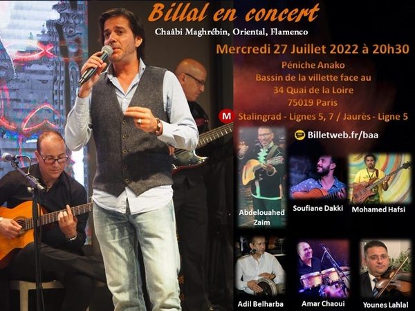 Soirée avec le chanteur marocain, Billal Assem !