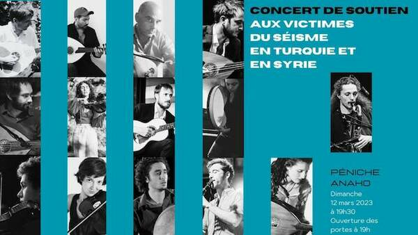 2e Concert de soutien aux victimes du séisme en Turquie et en Syrie
