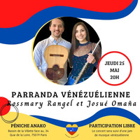 La Parranda vénézuelienne avec en première partie, Rossmary Rangel et Josué Omaña