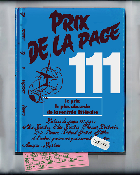14e Cérémonie du Prix de la Page 111