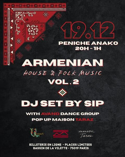 Armenian House & Folk Music #2, avec DJ Sip