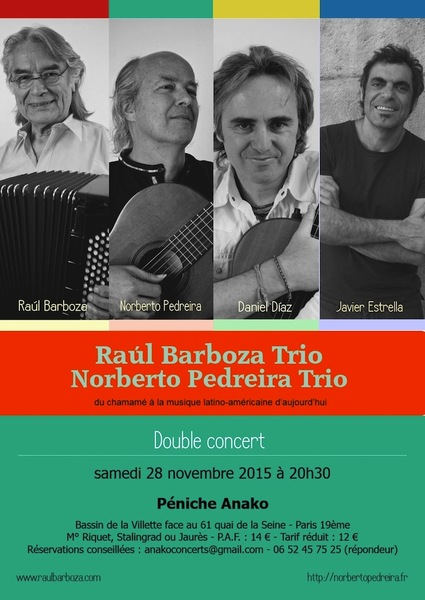 Raúl Barboza Trio / Norberto Pedreira Trio