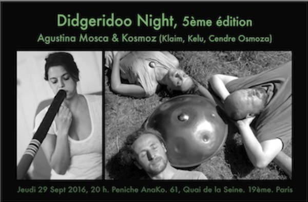 DIDGERIDOO NIGHT 5 : KOSMOZ & AGUSTINA MOSCA