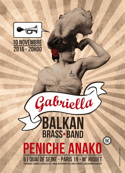Soirée Balkan avec Gabriella Balkan Brass Band